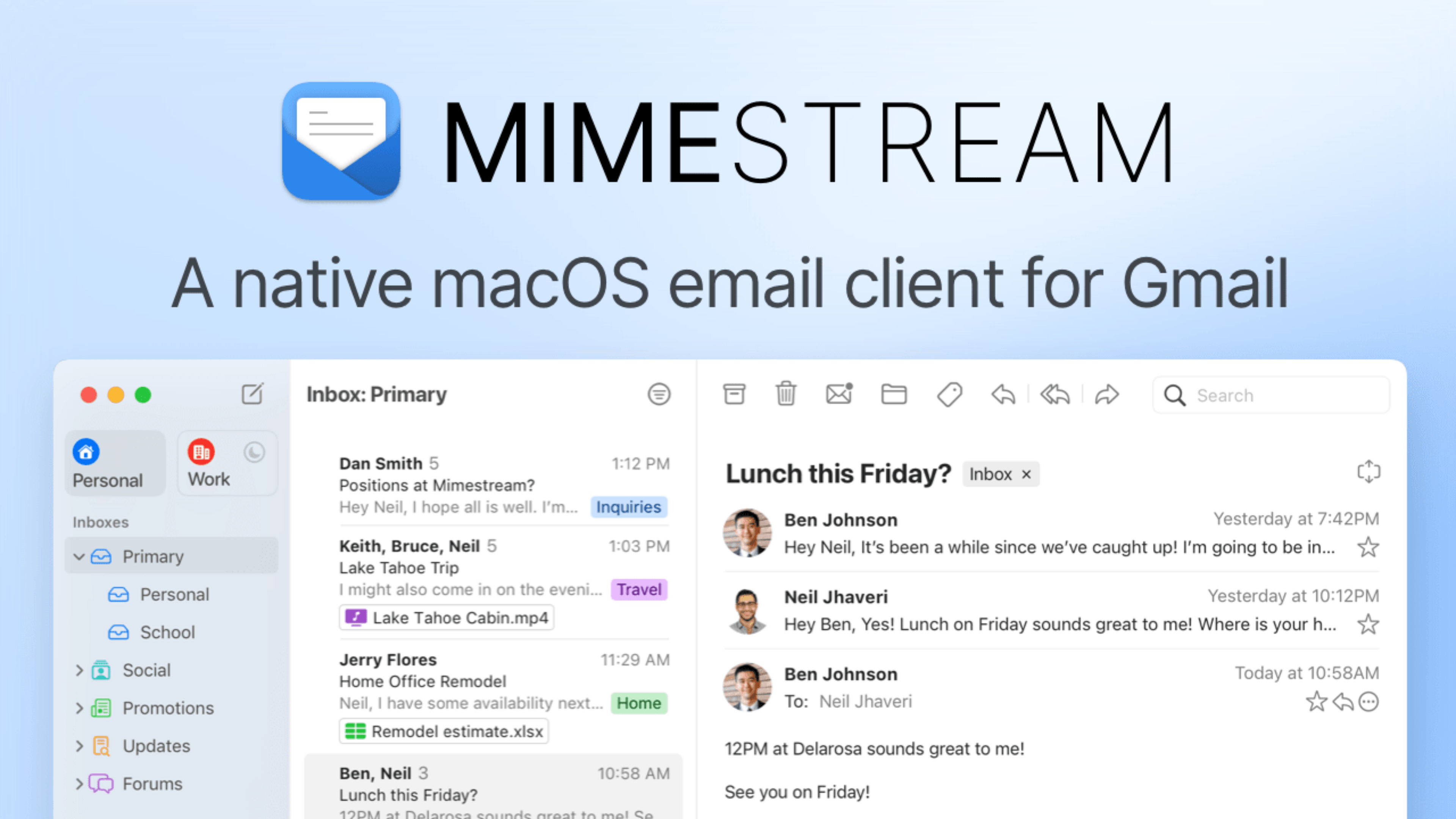 Mimestream: 适用于 Gmail 的原生 macOS 邮件客户端