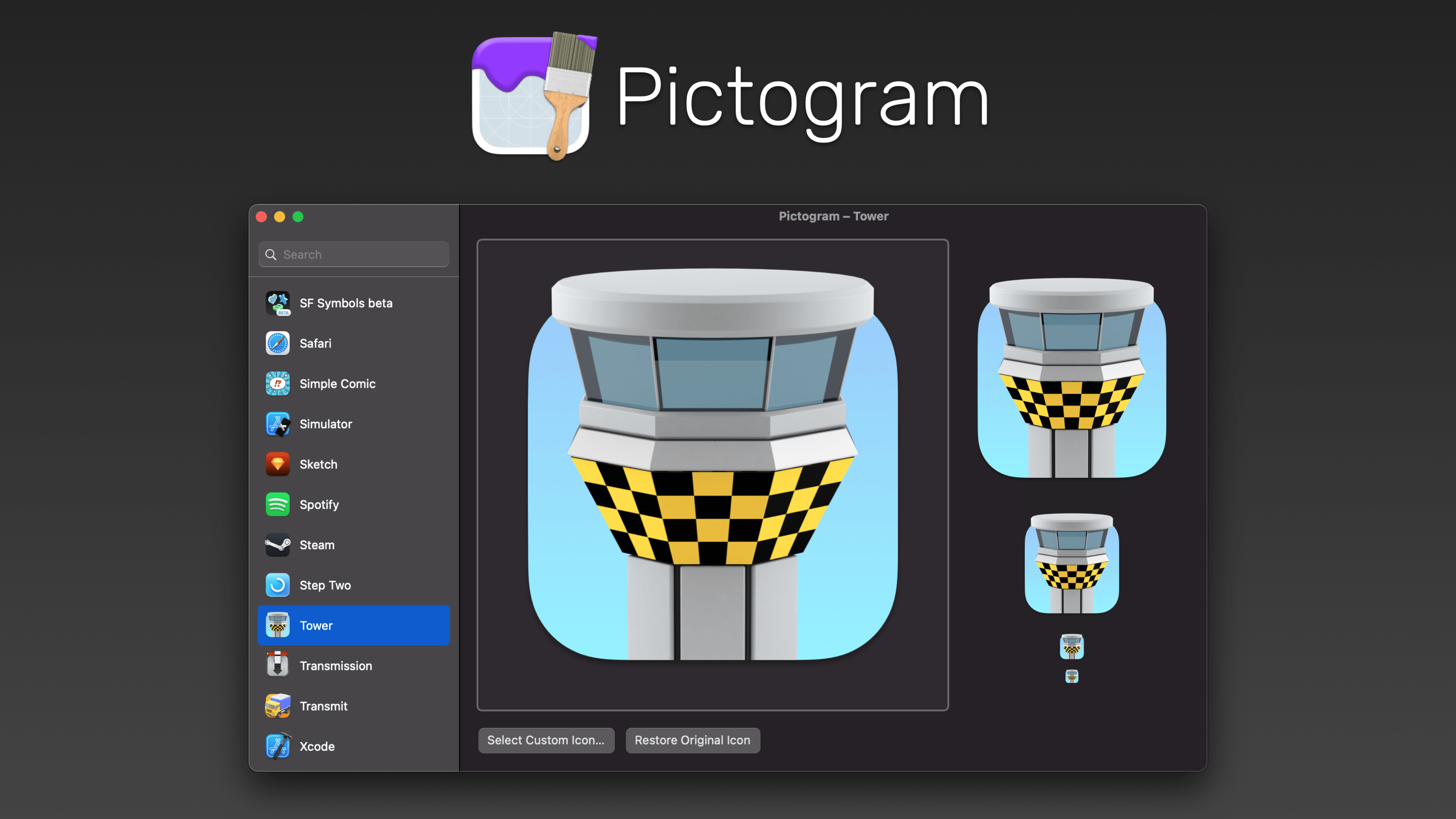 Pictogram: 自定义 macOS 图标