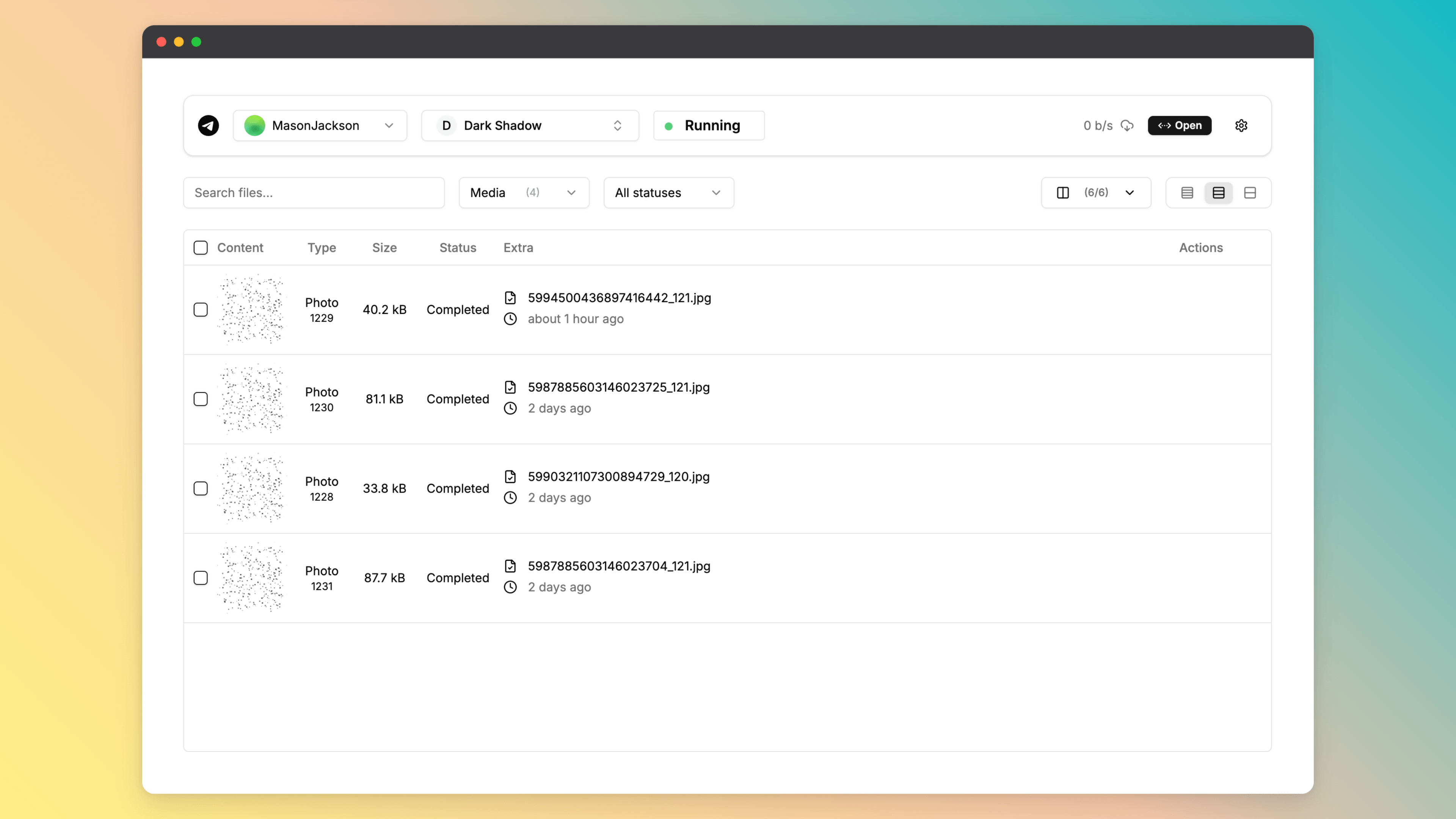 Telegram Files: 自托管的 Telegram 文件下载工具