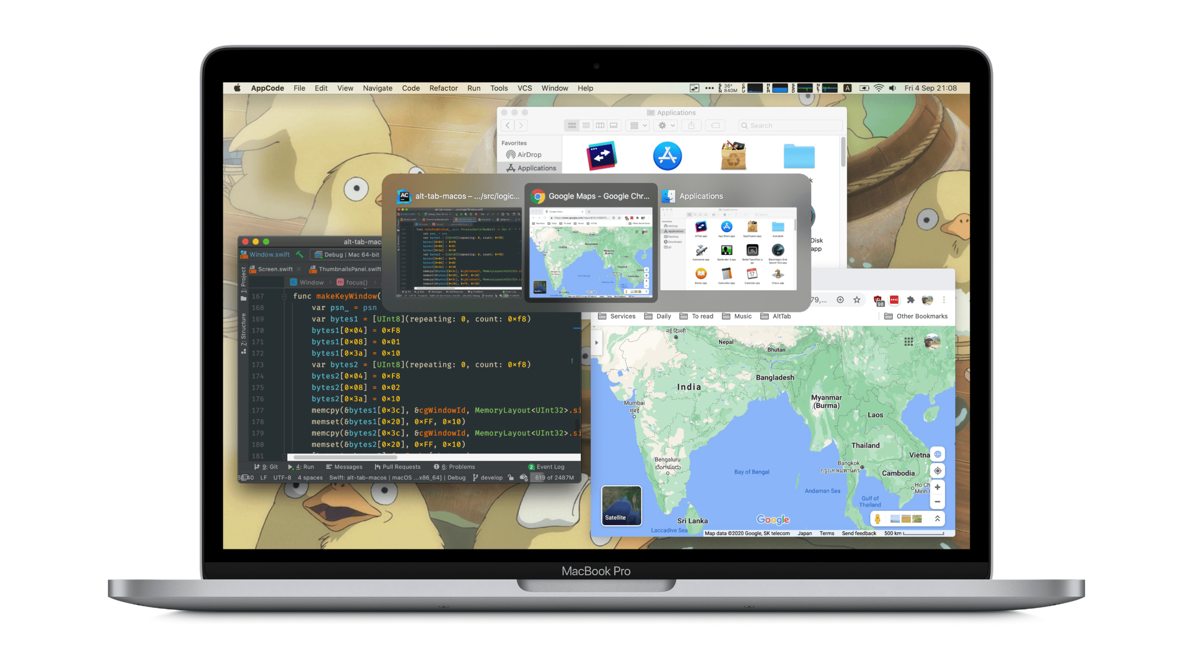 AltTab: 将 Windows的「alt-tab」窗口切换器带到 macOS