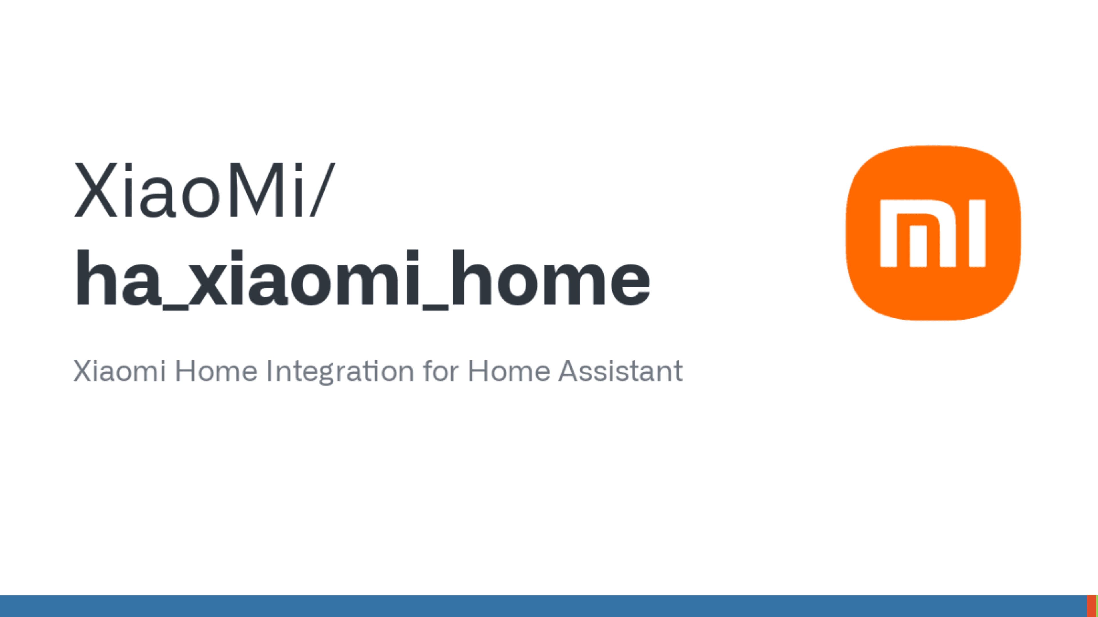 Home Assistant 米家集成: 小米官方的 HA 集成