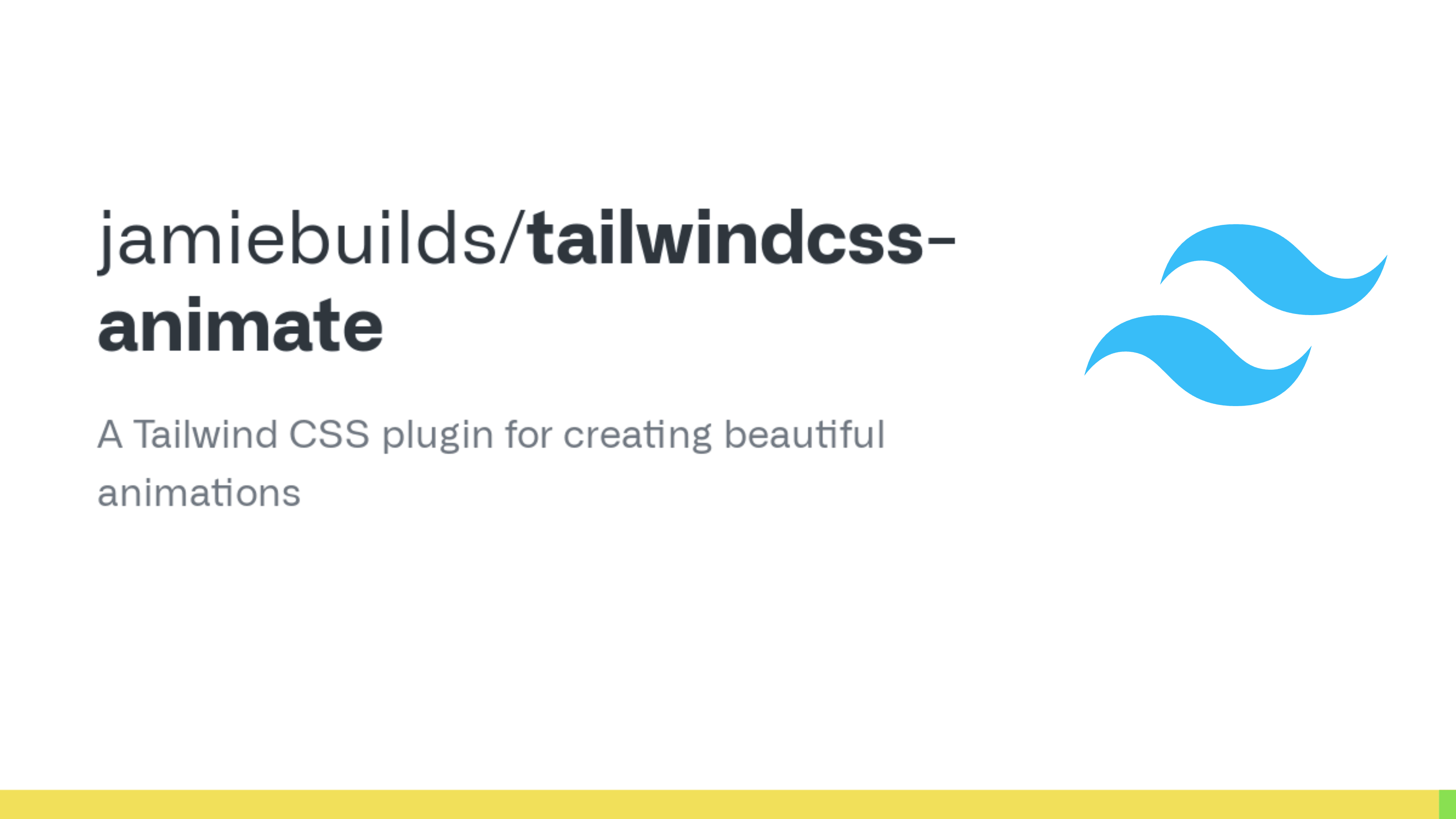 tailwindcss-animate: 为 Tailwind CSS 创建优美动画的插件