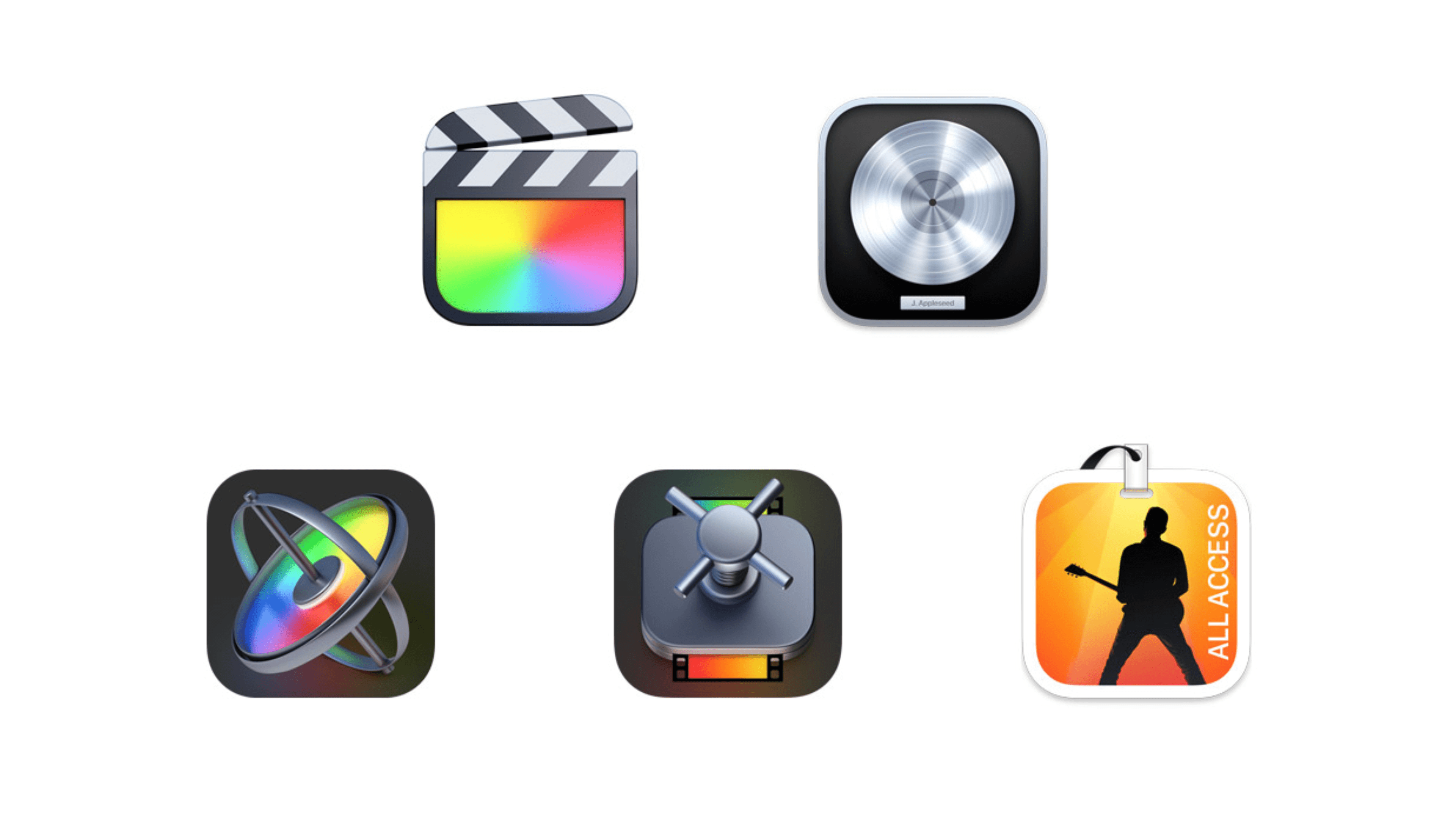 多个 Apple Pro Apps 更新