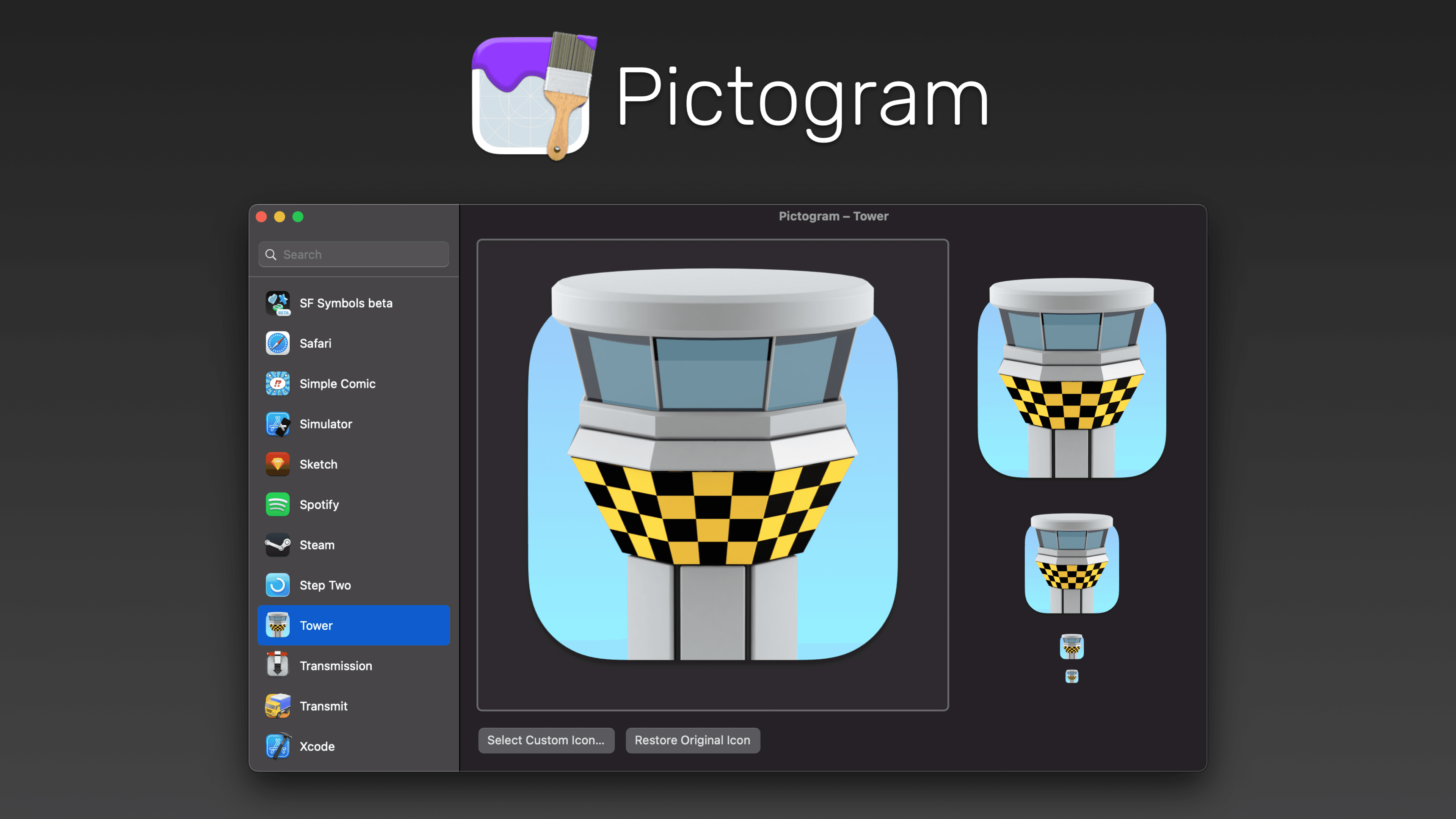 Pictogram: 自定义 macOS 图标