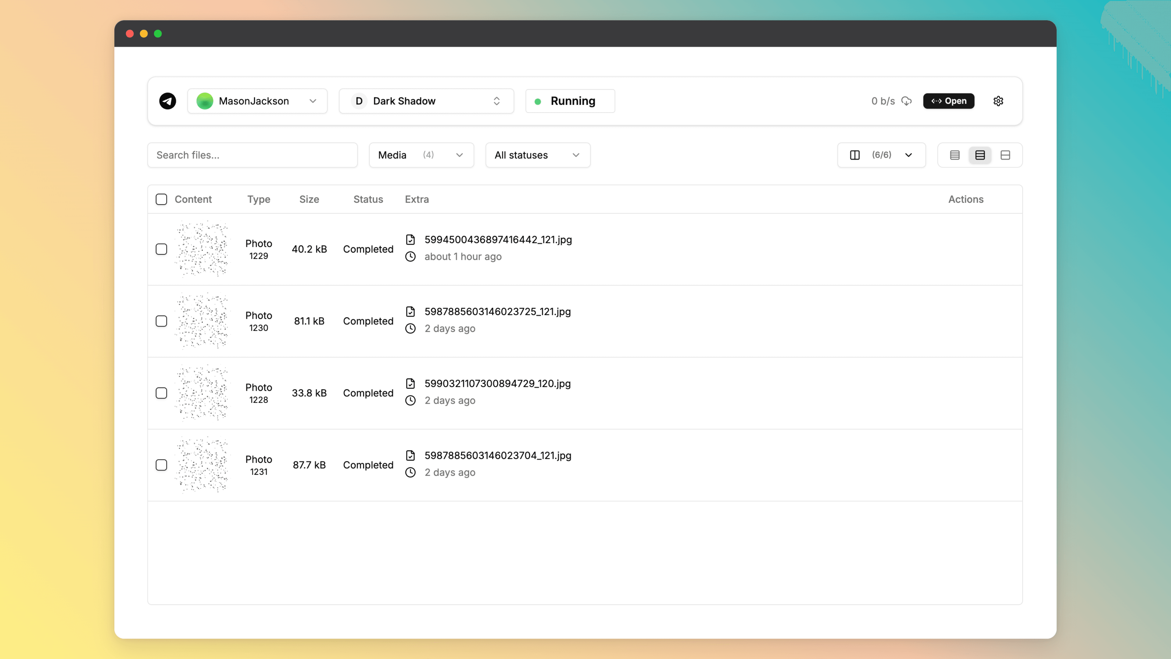 Telegram Files: 自托管的 Telegram 文件下载工具