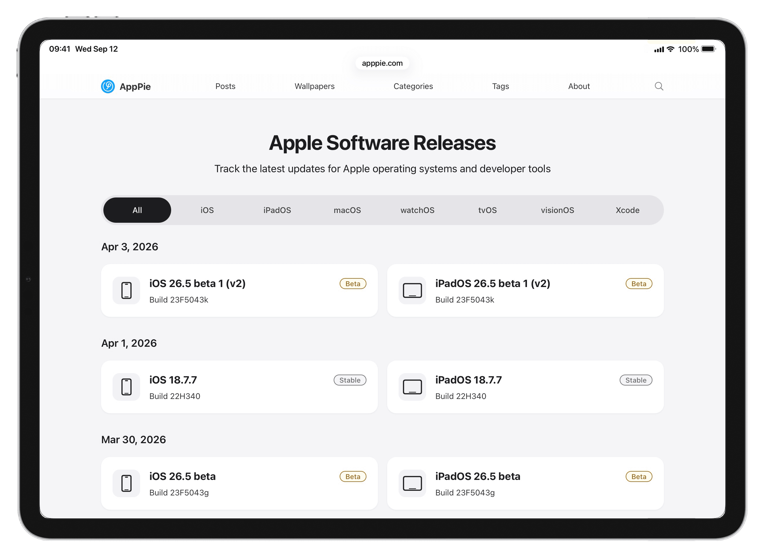 Apple Software Updates