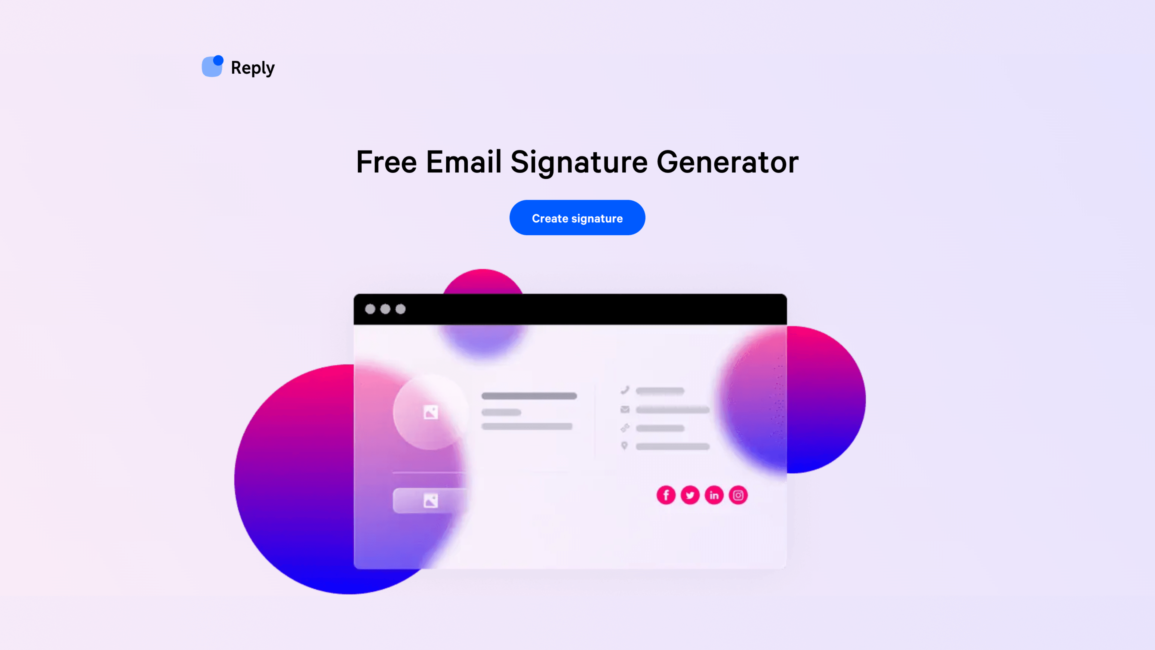 Email Signature Generator: 免费的电子邮件签名生成器