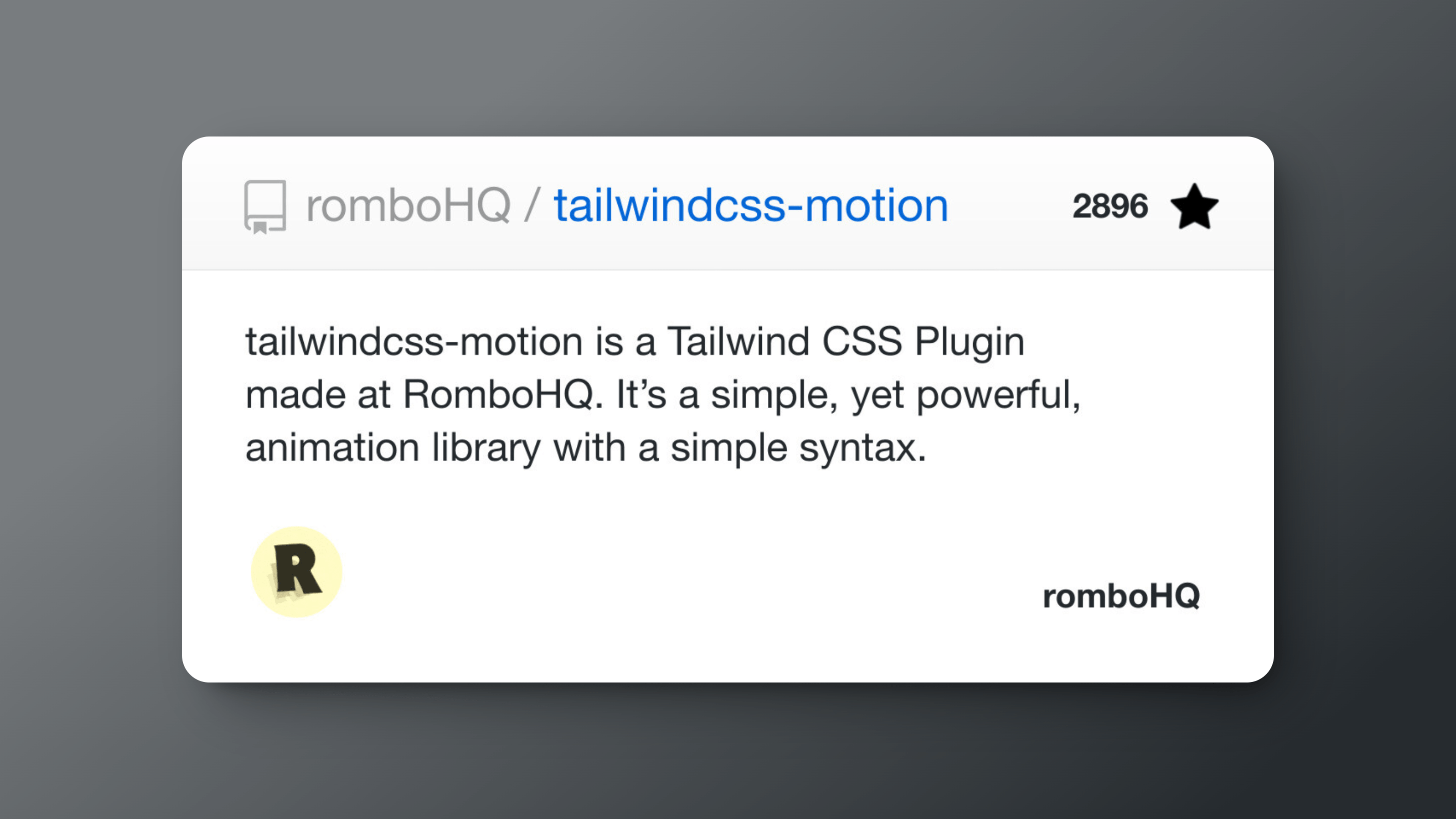 tailwindcss-motion: 为 Tailwind 项目添加简洁强大的动画效果